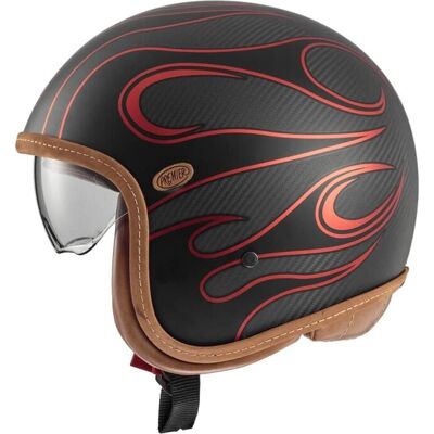 Casque Vintage Premier en Fibre de Carbone - S à XL - Casque Moto - Publicité Casque Vintage Premier en Fibre de Carbone - S à XL - Casque Moto - Publicité