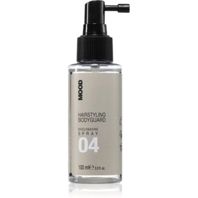 MOOD Marque Modèle Bodyguard Shield & Shine Spray - Protecteur capillaire UV - Publicité MOOD Marque Modèle Bodyguard Shield & Shine Spray - Protecteur capillaire UV - Publicité