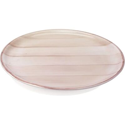 Zafferano - Set di 6 piatti piani Striche beige - Beige - Plates Zafferano - Set di 6 piatti piani Striche beige - Beige - Plates