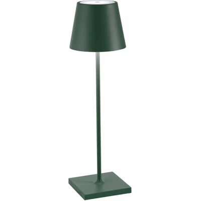 Zafferano Poldina Pro Dunkelgrüne tragbare LED-Tischlampe - Innen/Außen Zafferano Poldina Pro Dunkelgrüne tragbare LED-Tischlampe - Innen/Außen