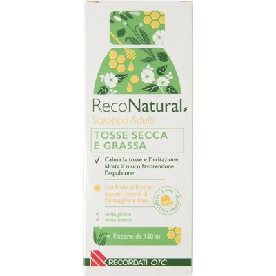 Sciroppo Reconatural Recordati per Adulti - 150ml Sciroppo Reconatural Recordati per Adulti - 150ml