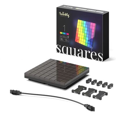 Extensión de Panel LED RGB 16x16cm Negro de Twinkly - Decoración interior Extensión de Panel LED RGB 16x16cm Negro de Twinkly - Decoración interior
