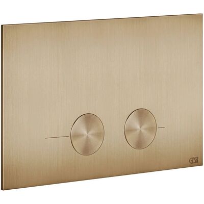 GESSI 54611735 Bronce Cálido Cepillado - Placa de accionamiento GESSI 54611735 Bronce Cálido Cepillado - Placa de accionamiento