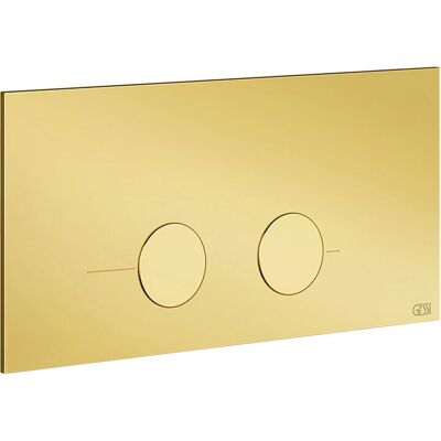 Gessi 54621 Placa de accionamiento oro PVD - Flush Plate Gessi 54621 Placa de accionamiento oro PVD - Flush Plate