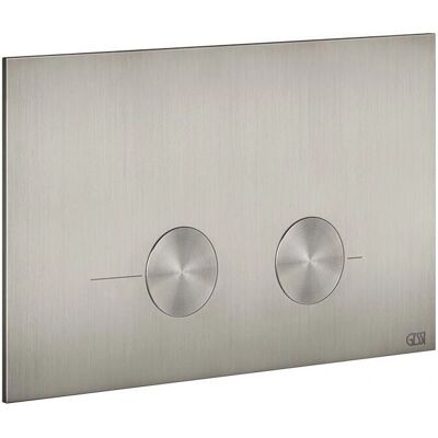 Gessi Modelo 54619 - Placa de accionamiento en acero inoxidable para sanitarios Gessi Modelo 54619 - Placa de accionamiento en acero inoxidable para sanitarios