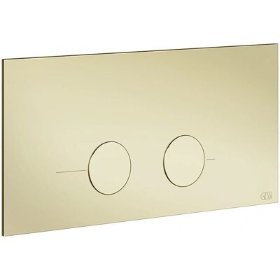 Gessi Modelo 54621 - Placa de accionamiento para Viega Prevista - Latón PVD Gessi Modelo 54621 - Placa de accionamiento para Viega Prevista - Latón PVD
