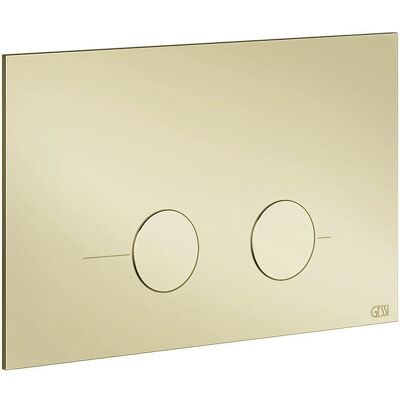Gessi 316 Placa de accionamiento en Latón PVD - Inodoro Gessi 316 Placa de accionamiento en Latón PVD - Inodoro