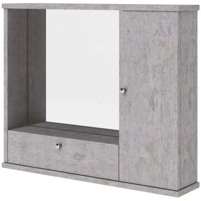 WEBMARKETPOINT Modelo Espejo de baño - Mueble de madera moderna - 73x14cm WEBMARKETPOINT Modelo Espejo de baño - Mueble de madera moderna - 73x14cm