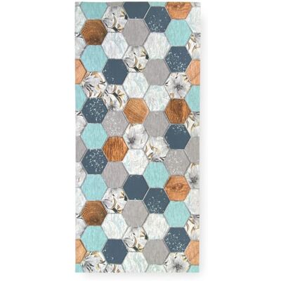 TEX FAMILY - Oriente - Blu - 50x160 - Tappeto runner TEX FAMILY - Oriente - Blu - 50x160 - Tappeto runner