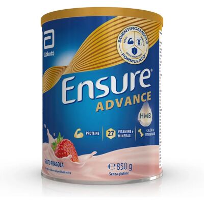 Abbott Ensure Advance Fragola - Integratore alimentare con proteine, HMB, vitamine e minerali Abbott Ensure Advance Fragola - Integratore alimentare con proteine, HMB, vitamine e minerali