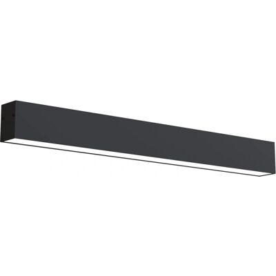 LUMICOM L40cm Luz de Techo - Tira LED, 9.6W, 4000K, Negro Mate - Luz de Techo LUMICOM L40cm Luz de Techo - Tira LED, 9.6W, 4000K, Negro Mate - Luz de Techo