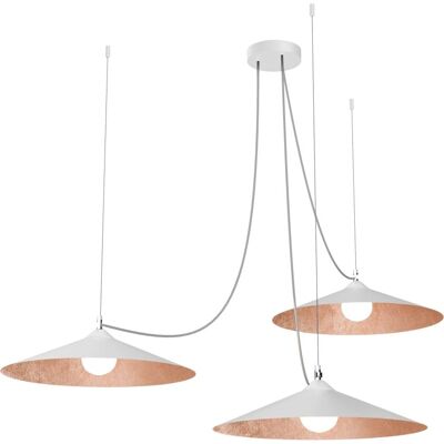 Lumicom Colombo Lámpara Colgante - 3 Difusores Cónicos - Max 42W Lumicom Colombo Lámpara Colgante - 3 Difusores Cónicos - Max 42W