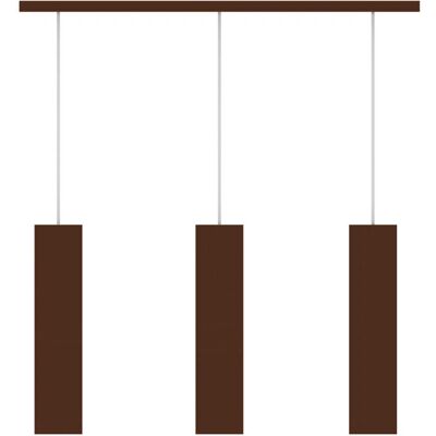 Lumicom Cube Lampada da soffitto - GU10, 33W, Metallo, Marrone corten - Lampada Lumicom Cube Lampada da soffitto - GU10, 33W, Metallo, Marrone corten - Lampada