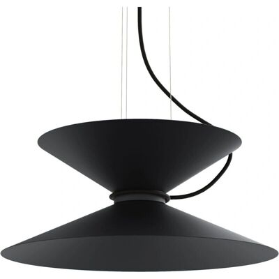 Lumicom Yoyo Lampadario a Sospensione - Diffusori Conici - Max 8W - Rosso - Metallo - 40cm Lumicom Yoyo Lampadario a Sospensione - Diffusori Conici - Max 8W - Rosso - Metallo - 40cm