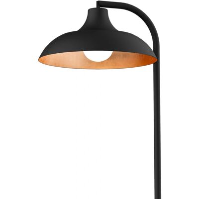LUMICOM Parigina Lampada da Terra - Metallo, Nero/Foglia d'Argento - Lampada da Terra LUMICOM Parigina Lampada da Terra - Metallo, Nero/Foglia d'Argento - Lampada da Terra