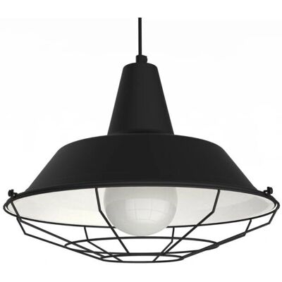 Lumicom Tivoli Lampada da Soffitto - Metallo Nero Opaco - E27 - 42W Lumicom Tivoli Lampada da Soffitto - Metallo Nero Opaco - E27 - 42W