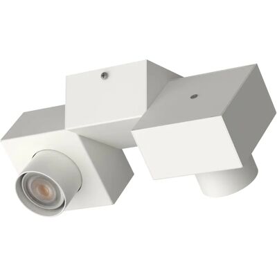 Lumicom Cross Lampada da soffitto - GU10, Bianco Opaco Lumicom Cross Lampada da soffitto - GU10, Bianco Opaco
