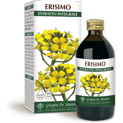 Suplemento de Extracto de Erisimo Dr. Giorgini - Apoyo Respiratorio y de Garganta - 200ml Suplemento de Extracto de Erisimo Dr. Giorgini - Apoyo Respiratorio y de Garganta - 200ml