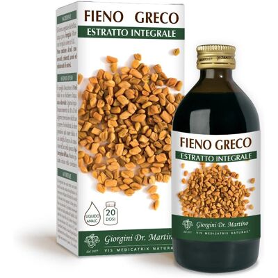 Estratto di Fieno Greco di Dr. Giorgini - Supporto Digestivo Vegano Estratto di Fieno Greco di Dr. Giorgini - Supporto Digestivo Vegano