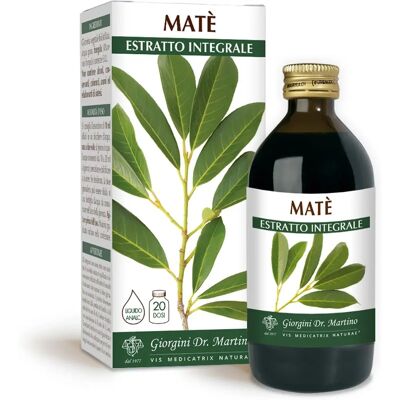 Estratto di Matè Dr. Giorgini 200ml - Integratore alimentare Estratto di Matè Dr. Giorgini 200ml - Integratore alimentare