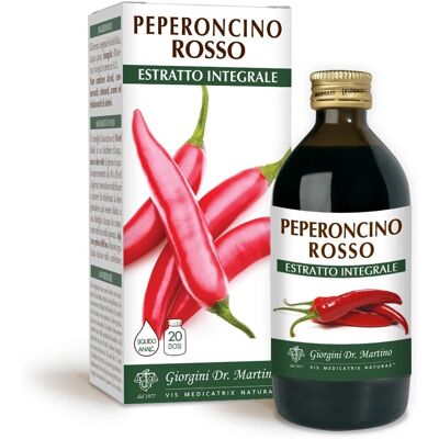 Estratto di Peperoncino Rosso Dr. Giorgini - Integratore Alimentare Estratto di Peperoncino Rosso Dr. Giorgini - Integratore Alimentare