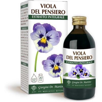 Extracto de Viola del Pensiero de Dr. Giorgini - Bienestar de piel y respiratorio Extracto de Viola del Pensiero de Dr. Giorgini - Bienestar de piel y respiratorio