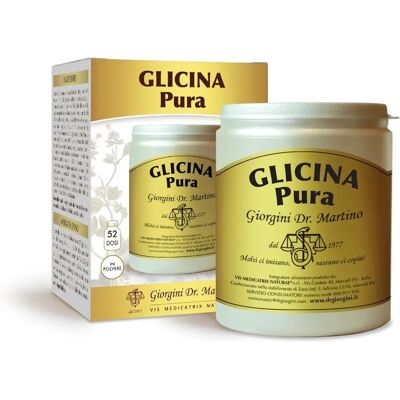 Dr. Giorgini Glicina Pura Polvere - Integratore Alimentare Dr. Giorgini Glicina Pura Polvere - Integratore Alimentare