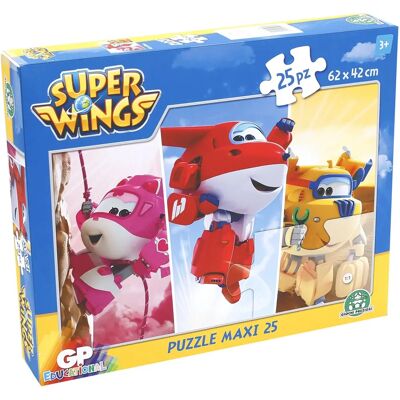 Giochi Preziosi - Puzzle Super Wings Maxi 25 pezzi - Puzzle Giochi Preziosi - Puzzle Super Wings Maxi 25 pezzi - Puzzle