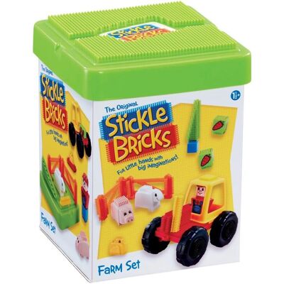 Zestaw farmy Stickle Bricks TCK05000 - Zabawka konstrukcyjna dla małych dzieci Zestaw farmy Stickle Bricks TCK05000 - Zabawka konstrukcyjna dla małych dzieci