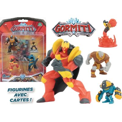 Giochi Preziosi - Figurine Mini Deluxe Gormiti Articulée 4" - Pack de 4 Aléatoire - Personnages Gormiti à Collectionner Giochi Preziosi - Figurine Mini Deluxe Gormiti Articulée 4" - Pack de 4 Aléatoire - Personnages Gormiti à Collectionner