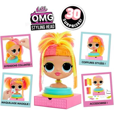 L.O.L. Surprise! Neonlicious Styling Head - Doll Accessory L.O.L. Surprise! Neonlicious Styling Head - Doll Accessory