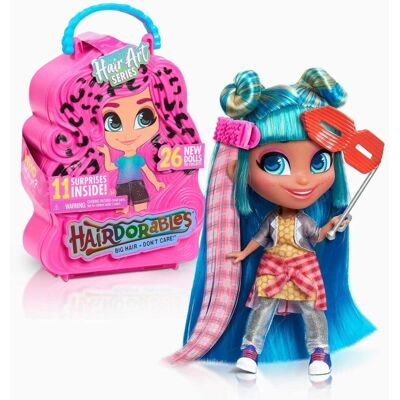 Bambola Hairdorables - Serie di Arte Capillare Vivace - Raccogli tutte Bambola Hairdorables - Serie di Arte Capillare Vivace - Raccogli tutte