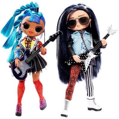 Poupées Punk Girl et Rocker Boy de L.O.L Surprise - Lecture musicale - 30cm - Publicité Poupées Punk Girl et Rocker Boy de L.O.L Surprise - Lecture musicale - 30cm - Publicité