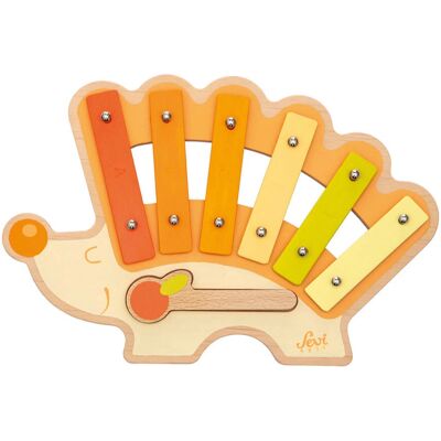Xylophone Hérisson en Bois et Métal Sevi TUE47000 - Jouet Musical 24 Mois+ - Publicité Xylophone Hérisson en Bois et Métal Sevi TUE47000 - Jouet Musical 24 Mois+ - Publicité