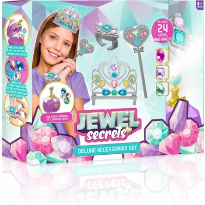 Giochi Preziosi JEW02 Bastelspielzeug - Jewel Secrets Princess Glam-Set, eigene Tiara, Zauberstab und Armband Giochi Preziosi JEW02 Bastelspielzeug - Jewel Secrets Princess Glam-Set, eigene Tiara, Zauberstab und Armband