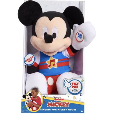 Disney Junior MCC13 Peluche lumineux Mickey Mouse - Jouet interactif - Publicité Disney Junior MCC13 Peluche lumineux Mickey Mouse - Jouet interactif - Publicité