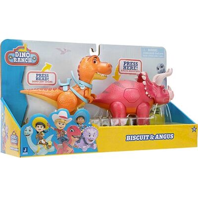Set di Dinosauri Giochi Preziosi Biscuit e Angus - Giocattolo per Bambini Set di Dinosauri Giochi Preziosi Biscuit e Angus - Giocattolo per Bambini