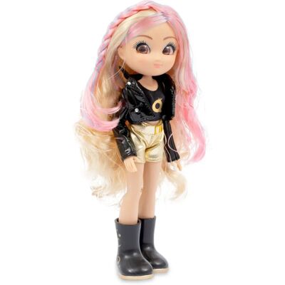 Poupée Unique Eyes 25cm avec Cheveux & Sèche-cheveux UV - Jouet Poupée Unique Eyes 25cm avec Cheveux & Sèche-cheveux UV - Jouet