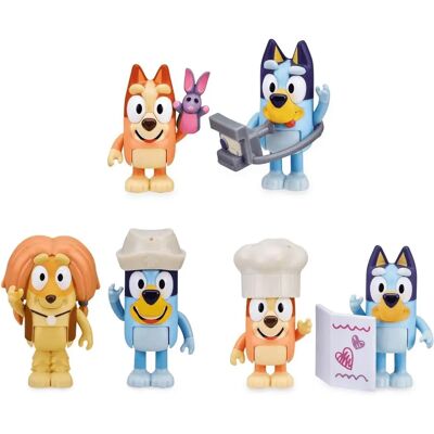 Set di Figurine Bluey - 3 Design - 6cm - Dai 3 Anni Set di Figurine Bluey - 3 Design - 6cm - Dai 3 Anni