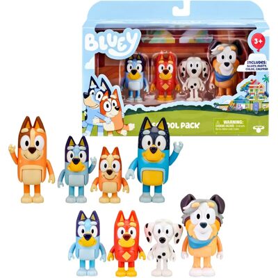 Giochi Preziosi Bluey & Friends Figuren - 4er Pack - Kinderspielzeug Giochi Preziosi Bluey & Friends Figuren - 4er Pack - Kinderspielzeug
