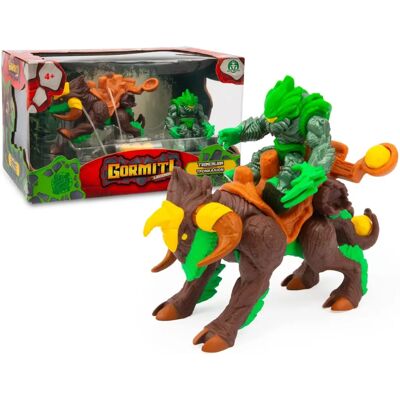Gormiti Bête de la Forêt Troncalion + Lord Tasarau Figurine - Saison 3 - Publicité Gormiti Bête de la Forêt Troncalion + Lord Tasarau Figurine - Saison 3 - Publicité