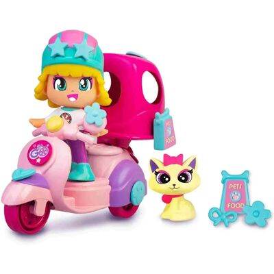 Famosa Pinypon: Andiamo! Moto E Cucciolo - Veicolo Giocattolo Famosa Pinypon: Andiamo! Moto E Cucciolo - Veicolo Giocattolo