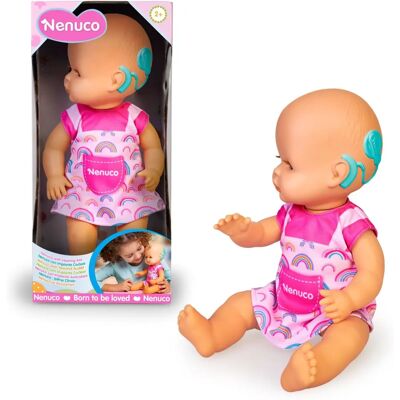 Muñeca bebé Nenuco con implante coclear - Rosa - 35 cm Muñeca bebé Nenuco con implante coclear - Rosa - 35 cm