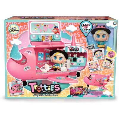 Famosa Chiara Mini Trotties Avião - Conjunto de Brinquedos Famosa Chiara Mini Trotties Avião - Conjunto de Brinquedos