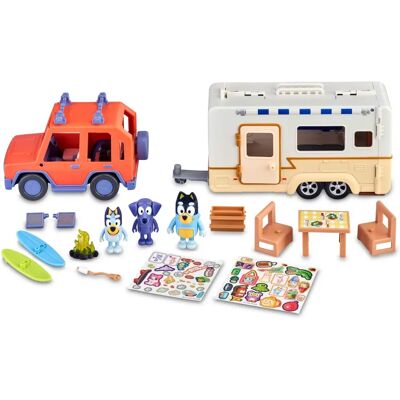 Set de Jeu Bluey Caravane - Jouet Enfant 56cm Set de Jeu Bluey Caravane - Jouet Enfant 56cm