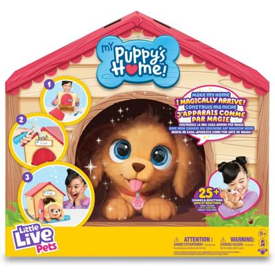 Famosa Little Live Pets Cão - Brinquedo Interativo com Acessórios Famosa Little Live Pets Cão - Brinquedo Interativo com Acessórios