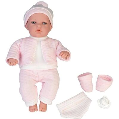 FAMOSA Rosa Gråtande Baby Docka - Docka 33cm Realistisk Rollspel FAMOSA Rosa Gråtande Baby Docka - Docka 33cm Realistisk Rollspel