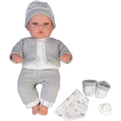 Bambola Bebè Grigia 33cm FAMOSA - Bambola Bambola Bebè Grigia 33cm FAMOSA - Bambola