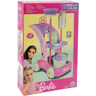 Grandi Giochi - Carrito de Limpieza Barbie - Juguete de Roles Grandi Giochi - Carrito de Limpieza Barbie - Juguete de Roles