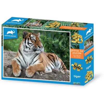 Puzzle Animal Planet Prime 3D Tigre 500 pezzi - 61x46 Puzzle Animal Planet Prime 3D Tigre 500 pezzi - 61x46